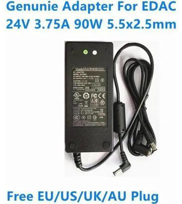 Main image of 90W 24V 3.75V AC Power Adapter Replacement for EDAC EA10952 EA10952E EA10953 EXA0904YJ EA11013C-240 ENERTRONIX Laptop Charger
