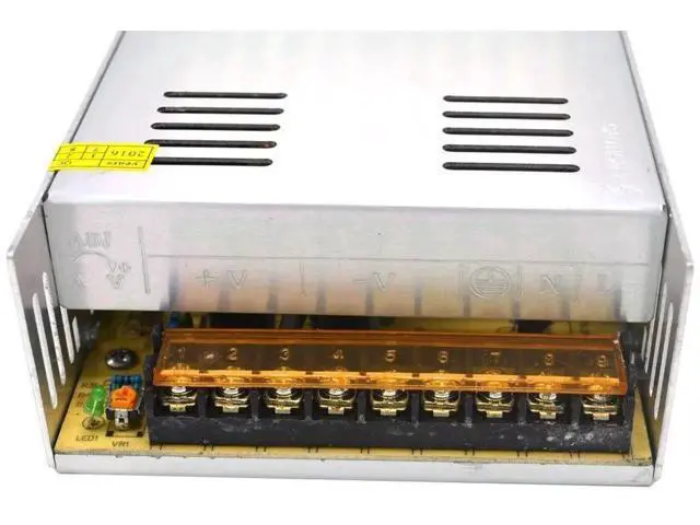 Alt view image 5 of 5 - 360W 12V 30A Regulated Switching Power Supply Transformer, AC 100-240V Constant Voltage Driver for LED Strips, CCTV Cameras, Radio, Mini PC & Electronic DIY Projects