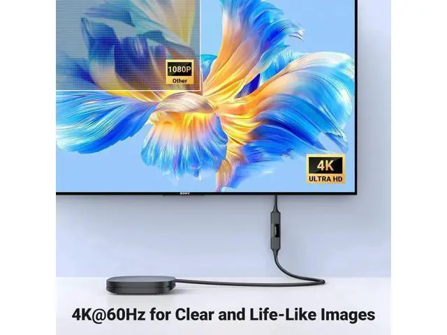 Alt view image 3 of 7 - 2 Pack UGREEN HDMI 2.0 Female to Female Coupler, 4K@60Hz 3D HDMI Extension Connector for HDTV Roku TV Stick Chromecast Switch 2 Xbox PS5 Laptop Projector