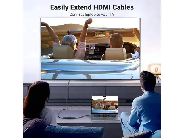Alt view image 5 of 7 - 2 Pack UGREEN HDMI 2.0 Female to Female Coupler, 4K@60Hz 3D HDMI Extension Connector for HDTV Roku TV Stick Chromecast Switch 2 Xbox PS5 Laptop Projector