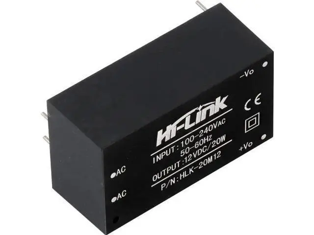 Main image of 10PCS HLK-20M12 AC-DC Power Supply Module, 220V AC to 12V DC 20W Step Down Intelligent Switching Power Module for Household Equipment