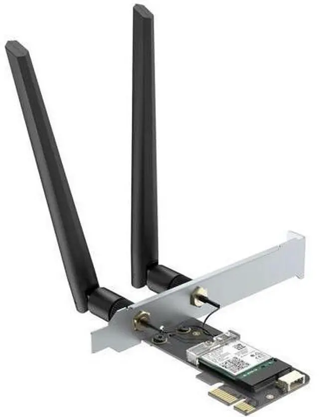 Main image of WiFi 6 PCIe Wireless Card for Desktop PC, Intel AX200NGW Chip Bluetooth 5.2 Dual Band WiFi Adapter, OFDMA MU-MIMO Ultra Low Latency, Compatible Windows 10/11 64-bit