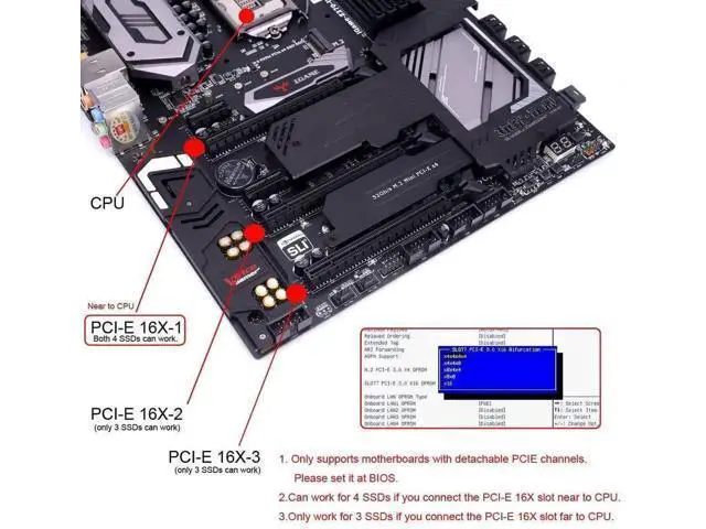 Alt view image 7 of 7 - Dual OCuLink SFF-8611/8612 8i to PCIe 4.0 x16 Expansion Adapter, With 8cm & 12cm Low/Full Profile Brackets
