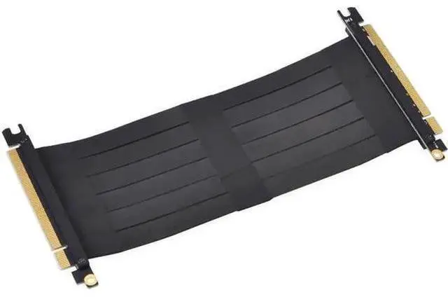 Main image of PCIe x16 Flexible Riser Card Extension Cable, PCI Express 16X Slot Male to Female Port Adapter GPU Add-On Extension Cord