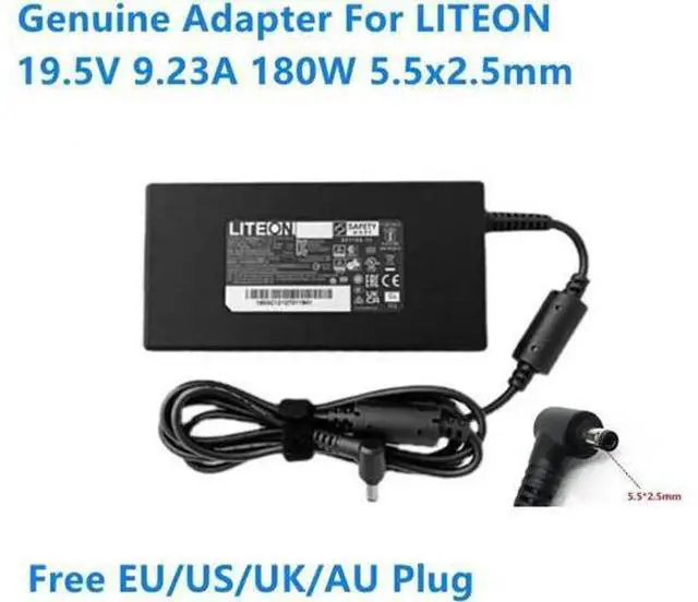 Main image of 180W 19.5V 9.23A AC DC Power Adapter 5.5x2.5mm DC Plug Replacement for LITEON PA-1181-16 PA-1181-28 High Power Gaming Laptop Charger Power Supply