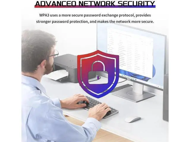 Alt view image 6 of 7 - WiFi 6E AX210 PCIe WiFi Card with Bluetooth 5.3, Tri-Band 6G/5.8G/2.4G Wireless Adapter for Desktop PC, AX210NGW Chip, MU-MIMO, OFDMA, WPA3, Low-Profile Bracket, Windows 11/10 64Bit