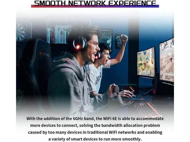 Alt view image 7 of 7 - WiFi 6E AX210 PCIe WiFi Card with Bluetooth 5.3, Tri-Band 6G/5.8G/2.4G Wireless Adapter for Desktop PC, AX210NGW Chip, MU-MIMO, OFDMA, WPA3, Low-Profile Bracket, Windows 11/10 64Bit