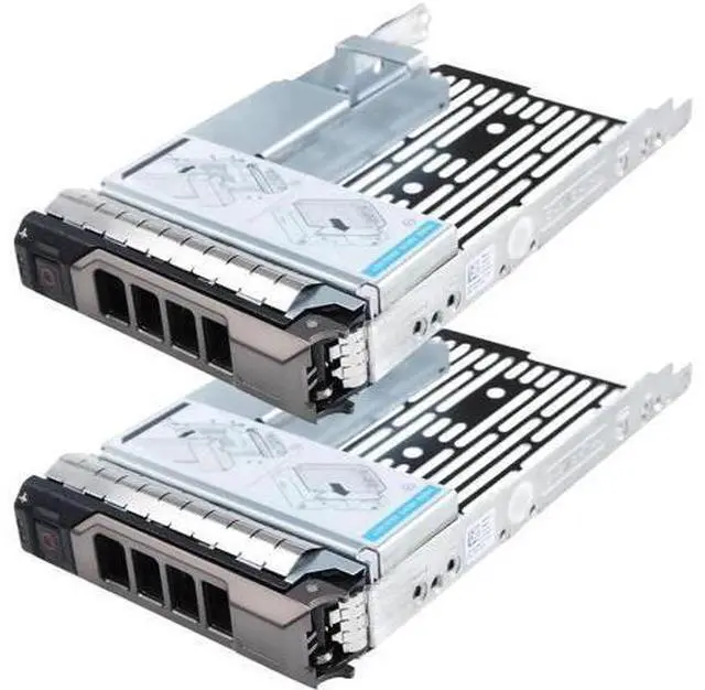 Main image of 2 Pack 3.5" HDD Tray Caddy with Built-in 2.5" SSD Adapter for Dell PowerEdge R410/R420/R430/R515/R520/R530/R610/T610/T620/T630/R710/T710/R720/R730/R930/T410/T420/T430 5510 Servers