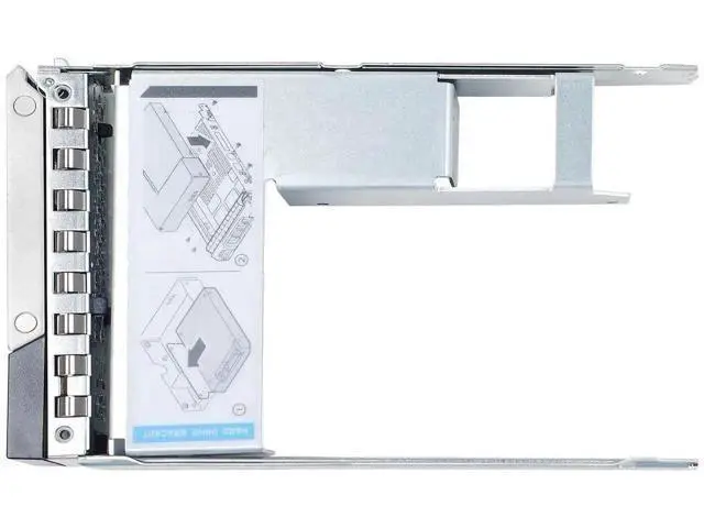 Alt view image 5 of 7 - 2 Pack 3.5" HDD Tray Caddy with Removable 2.5" SSD Adapter for Dell PowerEdge 14G/15G/16G Servers R540 R640 R740 R6415 R7415 R7425 R550 T550 R650 R750 R7515 R7525 T560 R660 R760 R6625 R7615 R7625