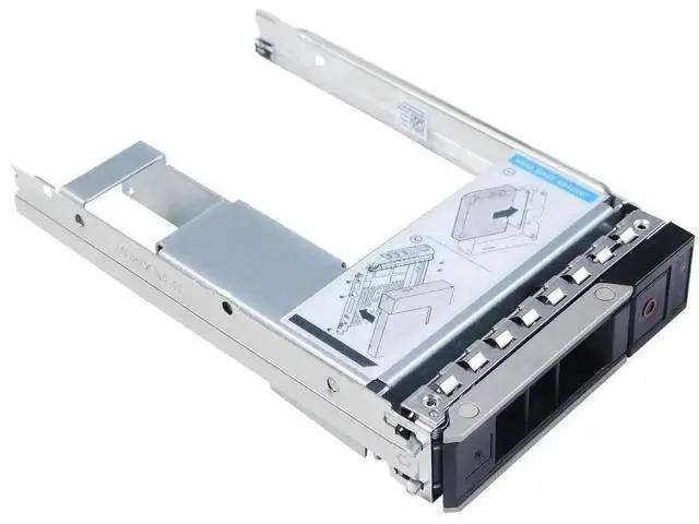 Alt view image 6 of 7 - 2 Pack 3.5" HDD Tray Caddy with Removable 2.5" SSD Adapter for Dell PowerEdge 14G/15G/16G Servers R540 R640 R740 R6415 R7415 R7425 R550 T550 R650 R750 R7515 R7525 T560 R660 R760 R6625 R7615 R7625