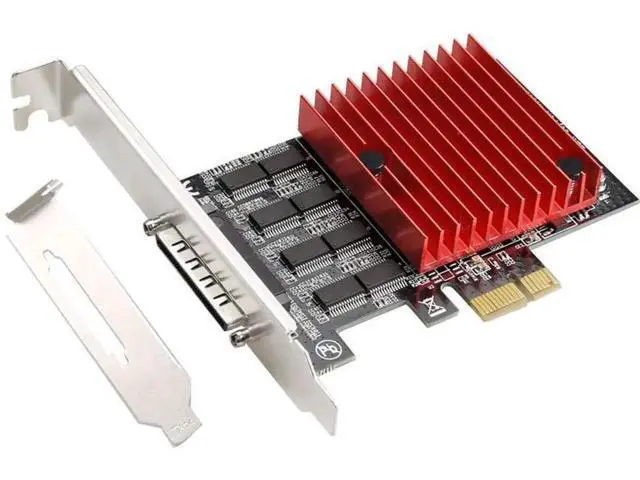 Alt view image 3 of 5 - 8 Port PCIE to DB9 RS232 Serial Expansion Card, PCI-E Express RS232 DB9 Serial Controller Adapter Card