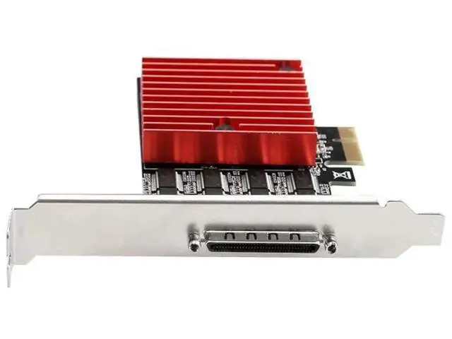 Alt view image 2 of 5 - 8 Port PCIE to DB9 RS232 Serial Expansion Card, PCI-E Express RS232 DB9 Serial Controller Adapter Card