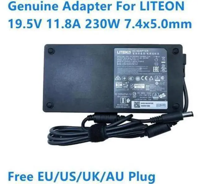 Main image of 19.5V 11.8A 230W AC DC Power Adapter 7.4x5.0mm DC Tip Replacement for LITEON PA-1231-12 Gaming Laptop Power Charger