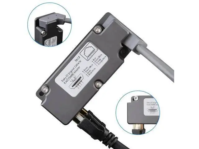 Alt view image 2 of 4 - CB1 Antenna Adapter for Starlink V2 Dishy, Proprietary Cable to RJ45 Ethernet Converter, 12V/24V Power Conversion Connection Cable for Starlink V2 Satellite Dish