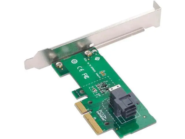 Alt view image 2 of 5 - PCIe 3.0/4.0 x4 to SFF-8643 Mini SAS HD Adapter Card with SFF-8643 to SFF-8639 U.2 NVMe Cable, Motherboard Storage Expansion Kit for 2.5 U.2 PCIe NVMe SSD