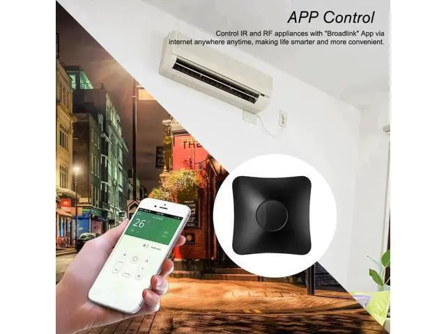 Alt view image 5 of 6 - RM4 Pro WiFi Smart Home Universal Remote Controller, 3-in-1 WiFi+IR+RF Blaster with App Timer Automation, Voice Control Hub Compatible with Alexa for TV, AC, Curtain, 433MHz RF Switches