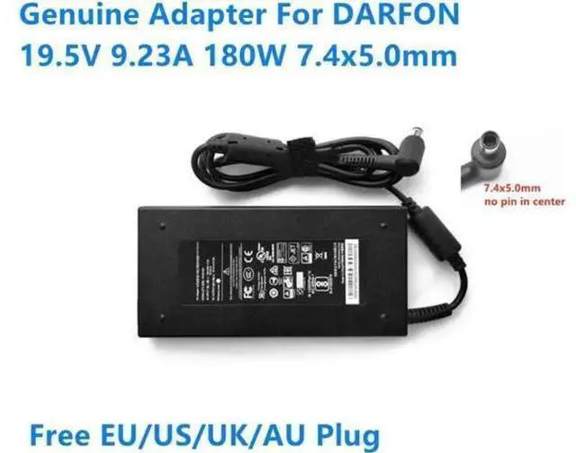Main image of 180W Laptop AC Power Adapter BAA81950 ADP-180MB K, 19.5V 9.23A Replacement Charger Compatible with DARFON & MSI GE75 GE63 GL73 GP63 GF65 8RE Gaming Notebooks