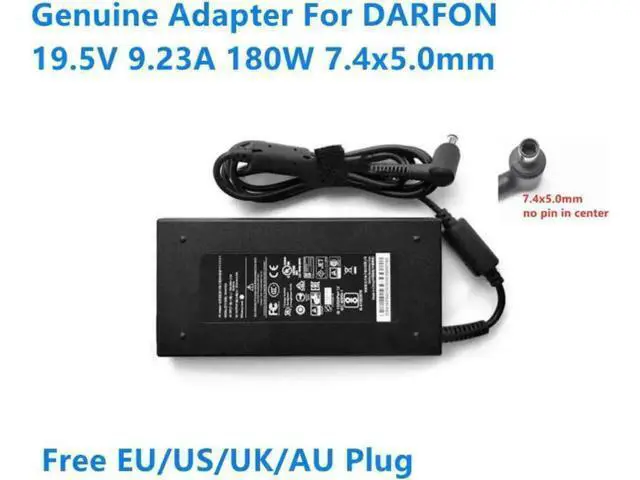 Alt view image 3 of 4 - 180W Laptop AC Power Adapter BAA81950 ADP-180MB K, 19.5V 9.23A Replacement Charger Compatible with DARFON & MSI GE75 GE63 GL73 GP63 GF65 8RE Gaming Notebooks