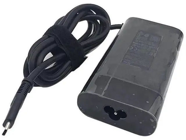 Alt view image 2 of 4 - New 90W USB-C AC Power Adapter Charger Replacement for HP TPN-DA08 L45440-003 904144-850, Compatible with HP Spectre x360 15t-bl100 Notebook Type-C Power Supply