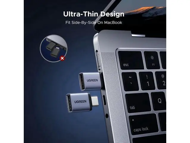 Alt view image 4 of 7 - 4 Pack UGREEN USB-C to USB 3.2 Adapter, 10Gbps Type-C Male to USB-A Female Converter, Compatible with MacBook, iMac, iPhone 17/16/15, iPad, Thunderbolt 4, Samsung Galaxy