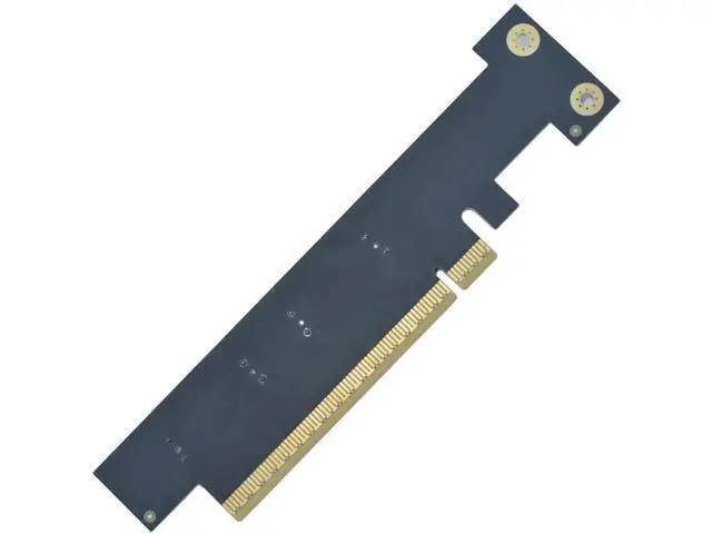 Alt view image 4 of 6 - PCIe 5.0 x16 to 2 Upward MCIO x8 Adapter Card, Support 4 U.2 NVMe SSD Gen5 Storage Card