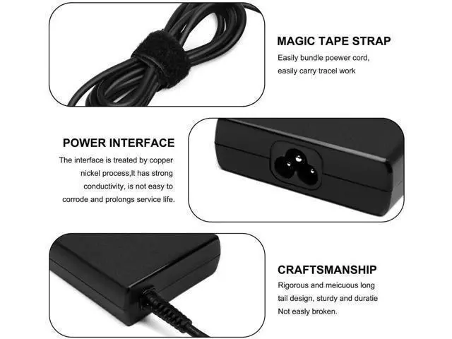 Alt view image 3 of 5 - 150W Laptop Charger AC Adapter 4.5*3.0mm Tip Compatible with ASUS Zenbook Pro 14/15/17, Vivobook Pro 14/15/16/14X/16X, OEM ADP-150CH D A18-150P1A