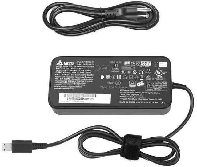 Main image of 230W 240W USB Tip Laptop Charger 20V 11.5A/12A Power Cord Adapter, Replacement for MSI GE76 GE66 Raider GP76 GP66 Leopard Gaming Laptops