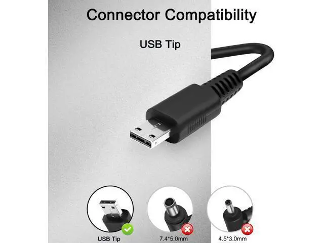 Alt view image 2 of 7 - 230W 240W USB Tip Laptop Charger 20V 11.5A/12A Power Cord Adapter, Replacement for MSI GE76 GE66 Raider GP76 GP66 Leopard Gaming Laptops
