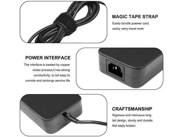 Alt view image 4 of 7 - 230W 240W USB Tip Laptop Charger 20V 11.5A/12A Power Cord Adapter, Replacement for MSI GE76 GE66 Raider GP76 GP66 Leopard Gaming Laptops