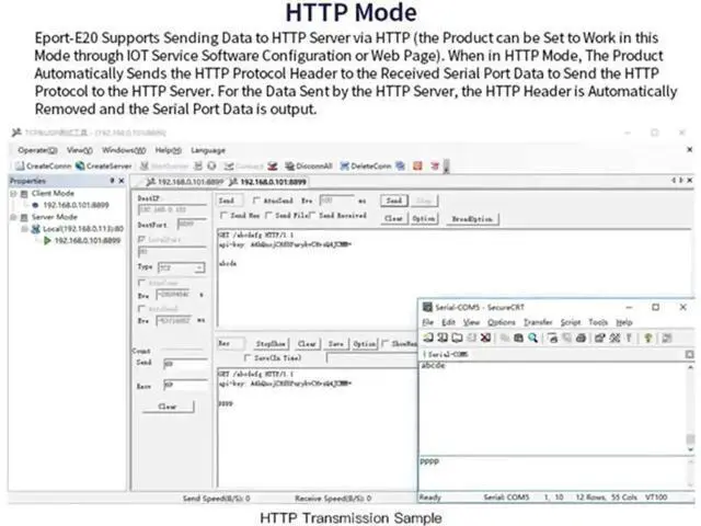 Alt view image 2 of 6 - 10 Pack Eport-E20 TTL Serial to Ethernet Embedded Module, FreeRTOS TCP/IP Network Converter 3.3V MCU Module Supports DHCP & Telnet for IoT Secondary Development