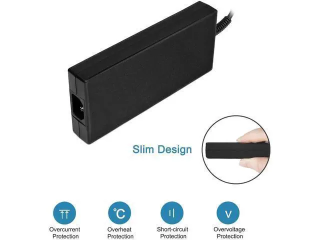 Alt view image 6 of 7 - 240W 20V 12A Laptop AC Charger, 4.5x3.0mm Tip Power Adapter Compatible with MSI Delta 15 A5EFK 15001, GS66 GF66 GF76 GL66 GL76 12U, Sword 15, Crosshair 17 15 R6E Intel 12th Gen Gaming Notebooks