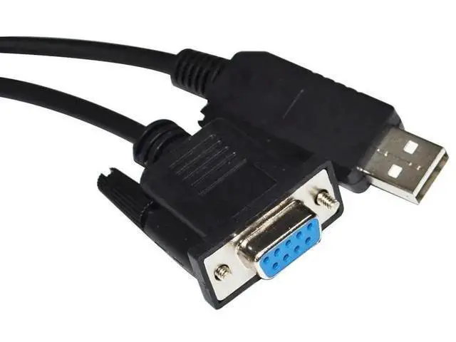 Alt view image 4 of 6 - 3.6M USB to DB9 Female RS232 Serial Converter Cable with FTDI FT232RL Chip, Null Modem Crossover Cable, Cross Wiring 2RXD 3TXD