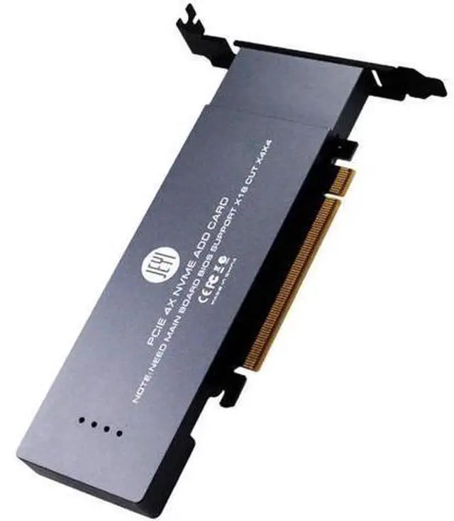 Main image of iHyper-Pro PCIe 4.0 x16 to 4×M.2 NVMe Expansion Card, M-Key 2280 SSD Adapter, 32Gbps Per Drive, Intel VROC NVMe RAID Supported