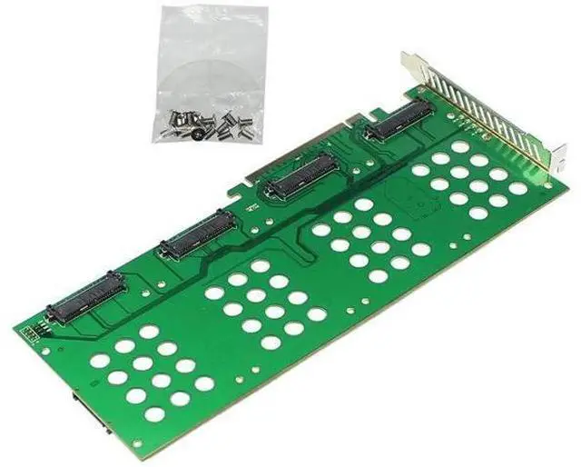 Main image of PCIe 3.0 x4/x8 to Quad U.2 NVMe SSD Expansion Card, 4-Drive U.2 SFF Adapter for Server Storage Upgrade