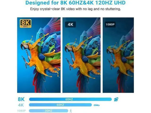 Alt view image 2 of 7 - 4 In 2 Out HDMI 2.1 8K Matrix Switch with IR Remote, 4×2 Video Splitter Converter, Optical SPDIF 5.1CH + L/R Analog Audio Extractor Support 8K@60Hz 4K@120Hz HDR10 Dolby Vision Atmos ARC HDCP2.3
