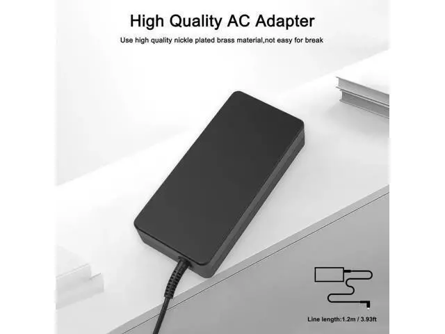 Alt view image 6 of 7 - 280W 20V 14A Gaming Laptop AC Charger Power Adapter Compatible with MSI GE75 GE65 GE63 GL65 GP75 GP65, OEM Part A18-280P1A A280A003P ADP-280BB B 957-17E21P-101