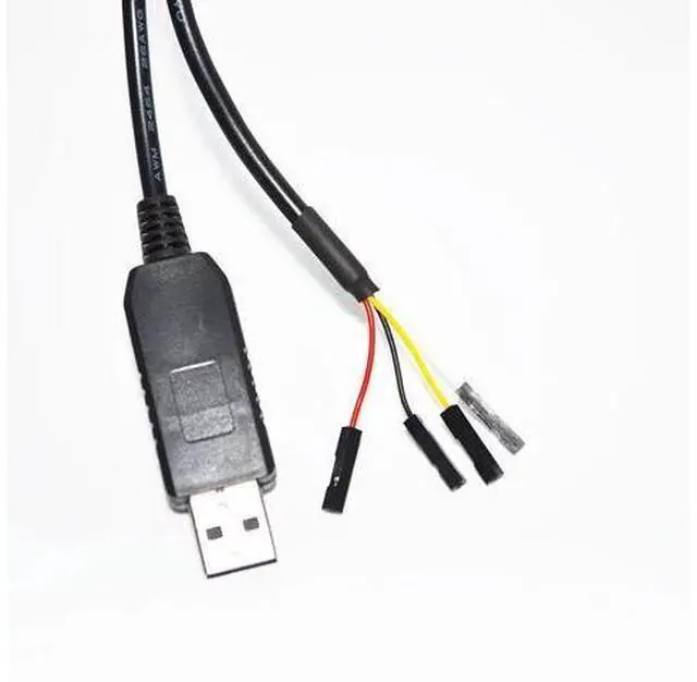 Alt view image 3 of 6 - FTDI FT232RL USB TO RS232 CONVERTER 4PIN 4 WAY DUPONT JUMPER DEBUG DOWNLOAD CABLE FOR RASPBERRY PI WITH PINOUT VCC GND TXD RXD 5M Length