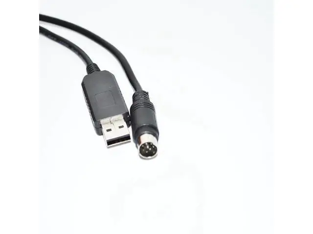 Alt view image 4 of 6 - FTDI FT232RL CHIP USB RS232 TO MINI 8DIN MD8PIN MALE ADAPTER CONVERTER DELTA PLC PROGRAMMING CABLE I/O DVPACAB2A30 KALBE (FT232RL) 3M Length