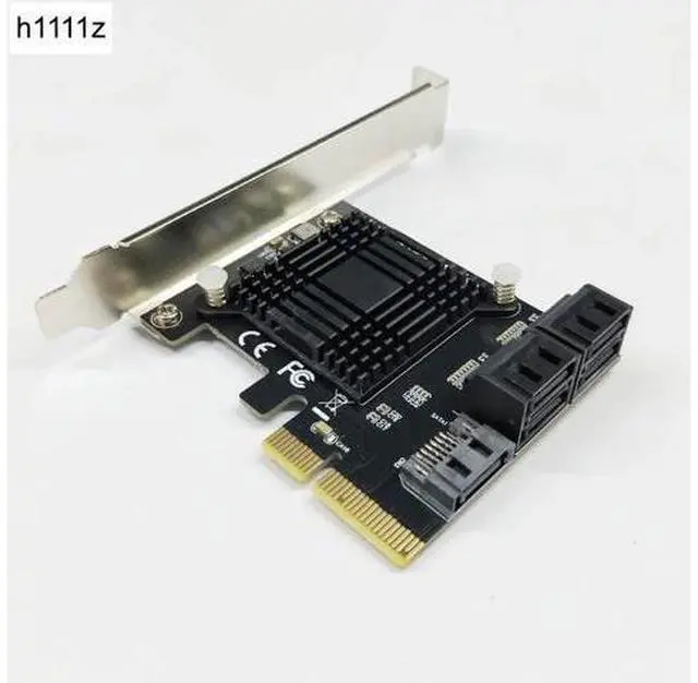 Main image of Add On Cards PCIE SATA Controller PCI-E SATA Hub/Card PCIE to SATA 3.0 Card 5-Ports SATA3 SSD PCI Express X4 Gen3 Adapter