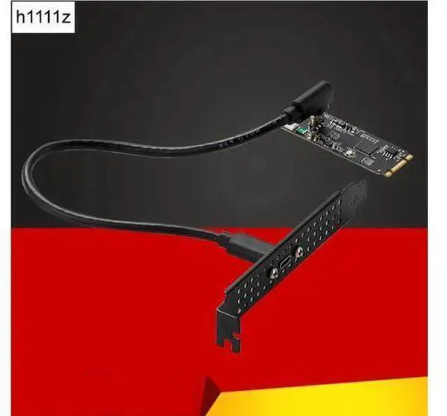 Main image of M.2 to Type C Expansion Card M.2 M/B Key to USB3.2 Gen2 10Gbps USB C Riser ASM3142 Chip M2 22x60 Data Transfer Converter Adapter