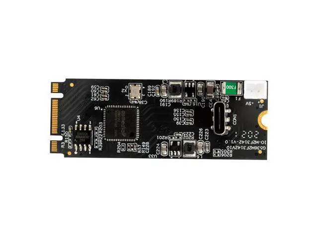 Alt view image 4 of 6 - M.2 to Type C Expansion Card M.2 M/B Key to USB3.2 Gen2 10Gbps USB C Riser ASM3142 Chip M2 22x60 Data Transfer Converter Adapter
