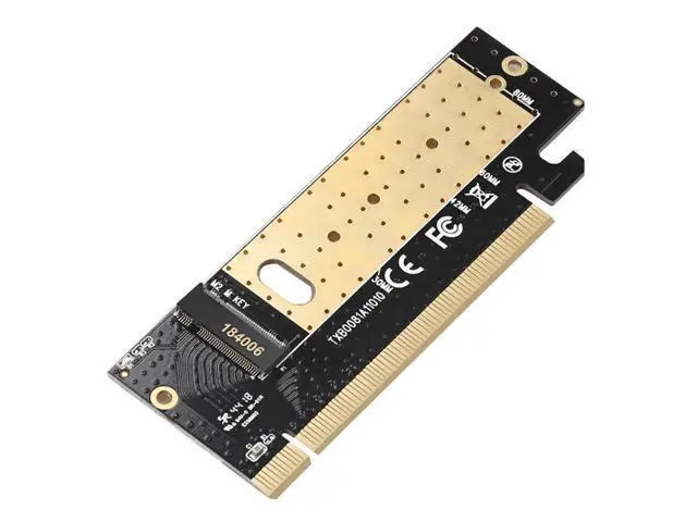 Alt view image 5 of 6 - Add On Cards PCIE to M2 Adapter M.2 to PCIE X16 Adapter M2 SSD Adapter SSD M2 NVME PCI-E M Key Supports 2230-2280 M.2 SSD