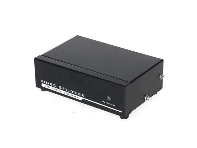 Alt view image 3 of 6 - 4 Port VGA Splitter 1 In 4 Out 1080P VGA Distributor Splitter 1x4 Video Screen Duplication Converter Support 200MHz Bandwidth(US Plug)