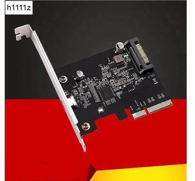 Main image of USB 3.2 Type C PCI Express Type C Expansion Card PCIE Type C Adapter PCI E 4X Express to USB 3.2 Gen 2x2 20Gb Gen3 PCIE3.0 Riser