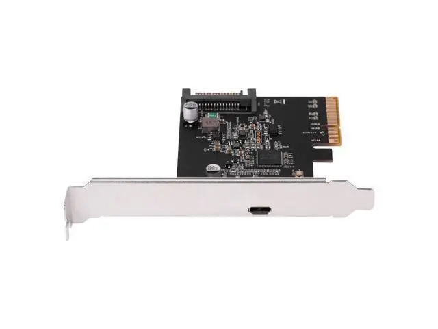 Alt view image 4 of 6 - USB 3.2 Type C PCI Express Type C Expansion Card PCIE Type C Adapter PCI E 4X Express to USB 3.2 Gen 2x2 20Gb Gen3 PCIE3.0 Riser
