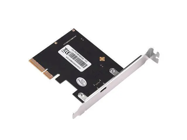 Alt view image 5 of 6 - USB 3.2 Type C PCI Express Type C Expansion Card PCIE Type C Adapter PCI E 4X Express to USB 3.2 Gen 2x2 20Gb Gen3 PCIE3.0 Riser