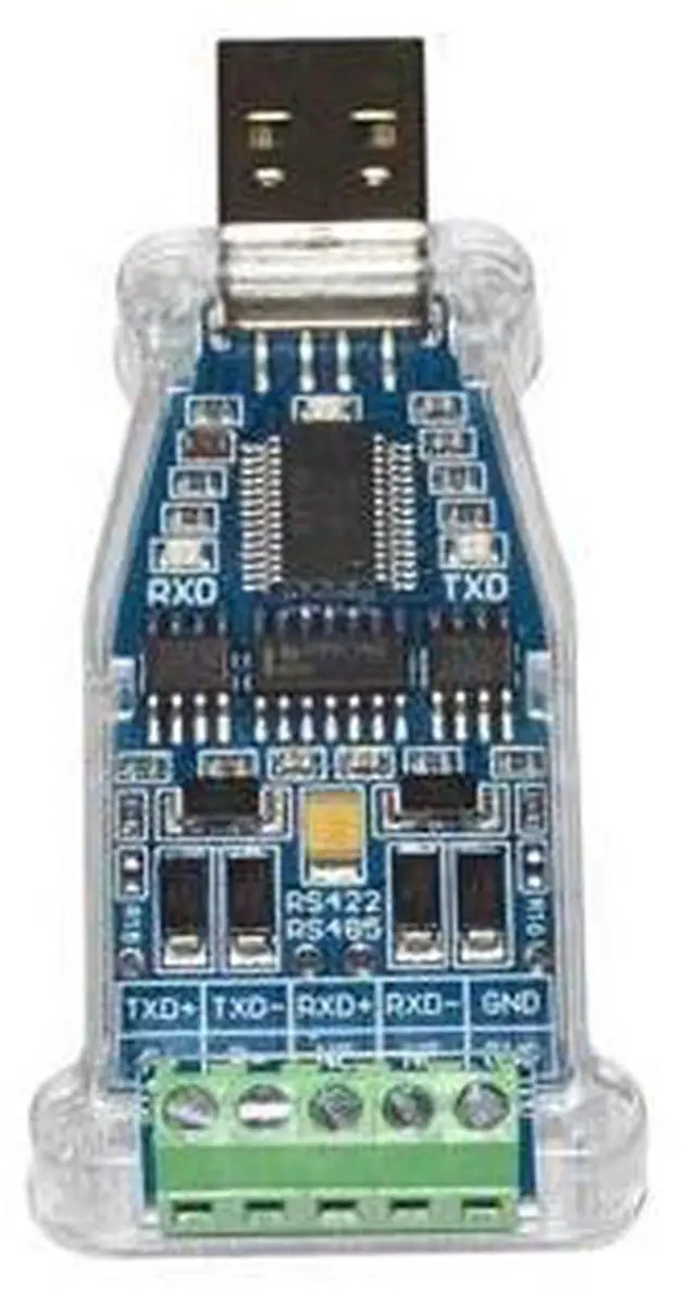 Main image of INDUSTRIAL FTDI FT232RL CHIP USB TO RS485 RS422 MODULE COMMUNICATION CONVERTER ADAPTER, 485 422 TO USB ADAPTOR WITH TXD RXD LED (USB-RS485 WITH VCC) (0)