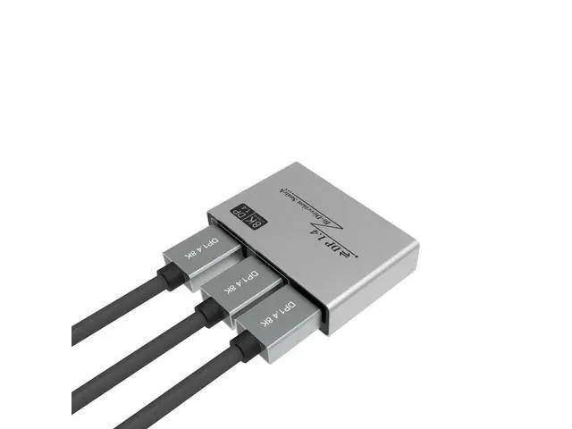 Alt view image 4 of 5 - 8K Displayport 1.4 Switch 2 in 1 out DP Bi-Direction Switch Converter 2x1/1x2 8K 60Hz HDR DP Switch Displayport Switch Splitter