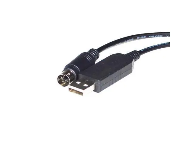 Alt view image 4 of 6 - FTDI FT232RL USB TO MINI DIN 4 PIN MD4 ADAPTER RS232 SERIAL COMMUNICATION CABLE FOR ESTUN EP PLC TO PC EP2S-232P0-9F-150 KABLE (DB9-M LengthINI DIN) 3M Length