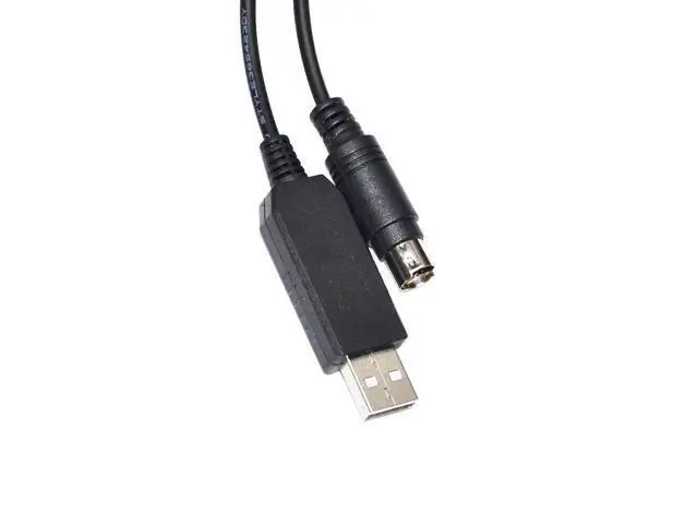 Alt view image 5 of 6 - FTDI FT232RL USB TO MINI DIN 4 PIN MD4 ADAPTER RS232 SERIAL COMMUNICATION CABLE FOR ESTUN EP PLC TO PC EP2S-232P0-9F-150 KABLE (DB9-M LengthINI DIN) 3M Length